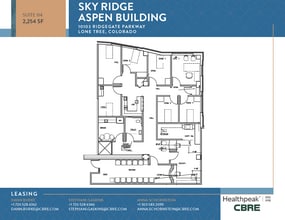 10535 Park Meadows Blvd, Lone Tree, CO à louer Plan d’étage– Image 2 sur 2
