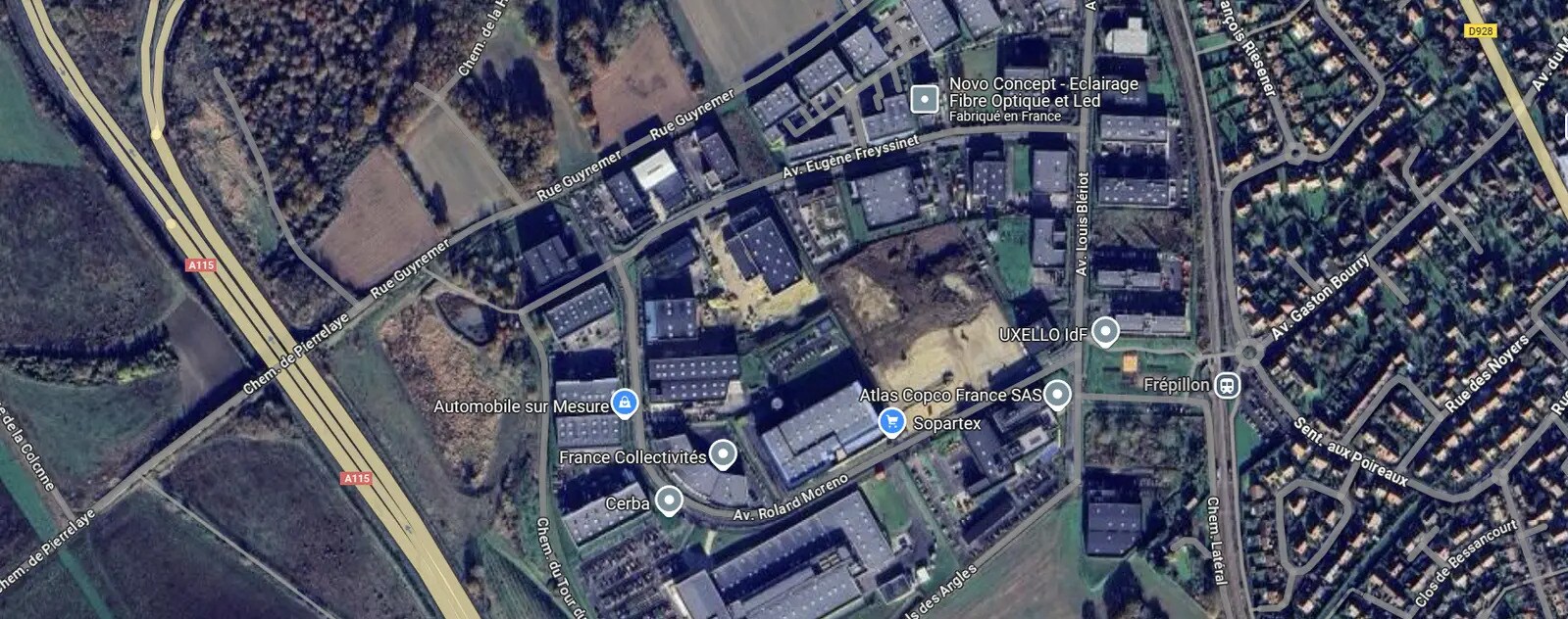 Terrain dans Frépillon à vendre Aérien– Image 1 sur 3