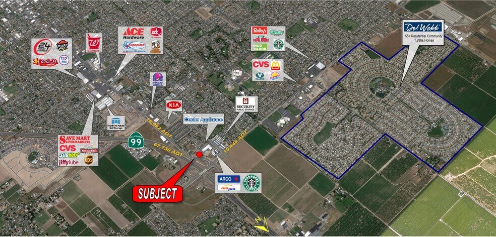 2003-2007 N Main St, Manteca, CA à vendre - Photo de l’immeuble – Image 2 sur 3