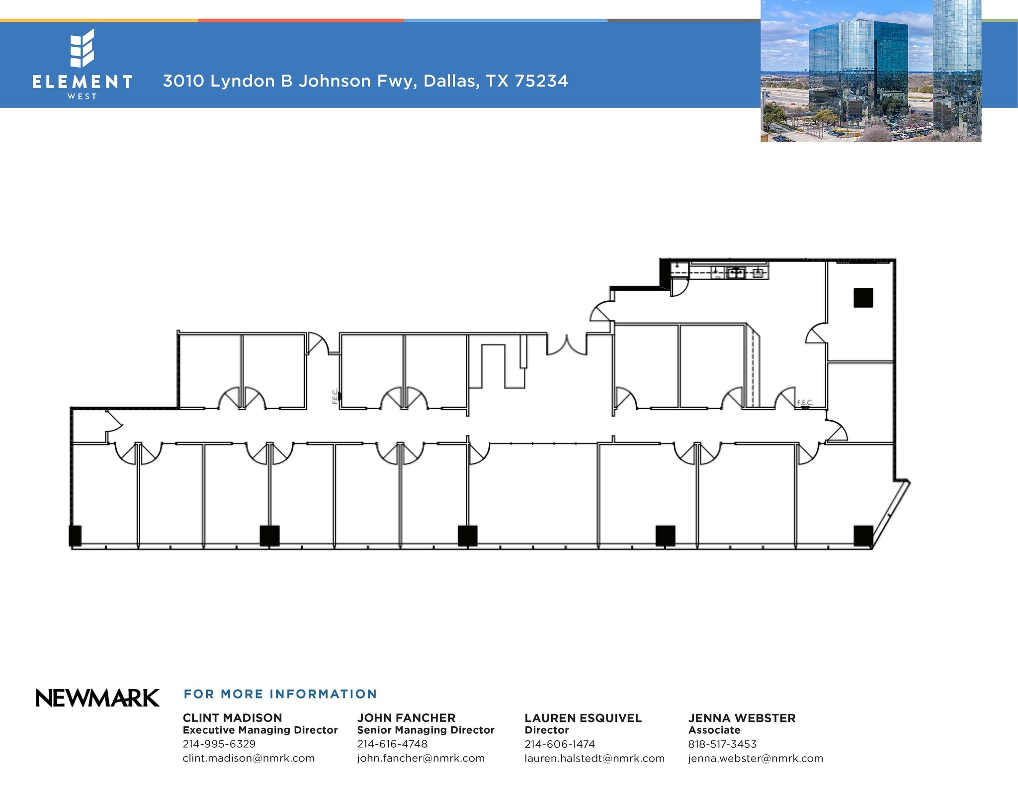 3010 Lyndon B Johnson Fwy, Dallas, TX à louer Plan d’étage– Image 1 sur 2