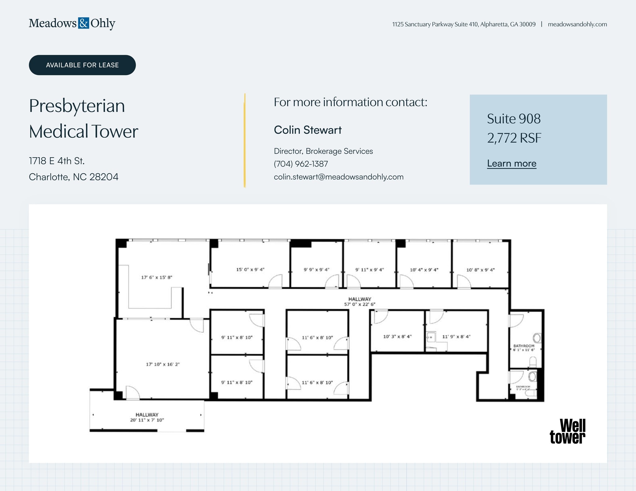 1718 E 4th St, Charlotte, NC à louer Plan de site– Image 1 sur 2