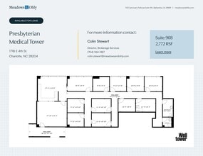 1718 E 4th St, Charlotte, NC à louer Plan de site– Image 1 sur 2