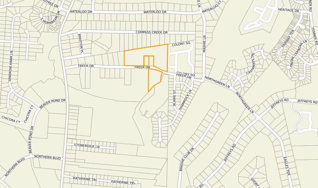 Freer Drive, Rocky Mount, NC à vendre Plan cadastral– Image 1 sur 4