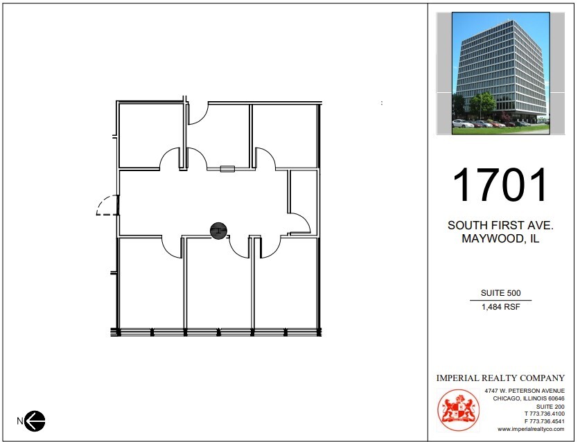 1701 S 1st Ave, Maywood, IL à louer Plan d’étage– Image 1 sur 7