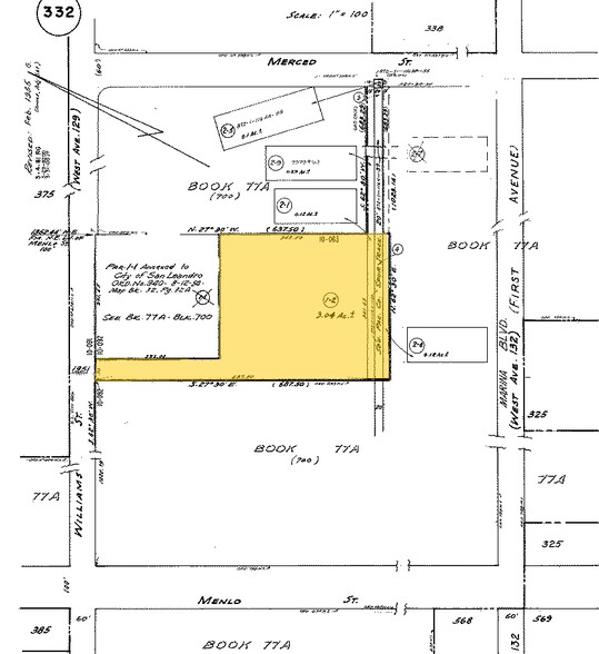 1951 Williams St, San Leandro, CA à louer - Plan cadastral – Image 3 sur 3