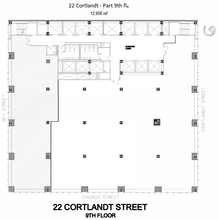 22 Cortlandt St, New York, NY à louer Plan d’étage– Image 1 sur 1