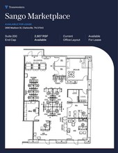 2690 Madison St, Clarksville, TN à louer Plan d’étage– Image 1 sur 1