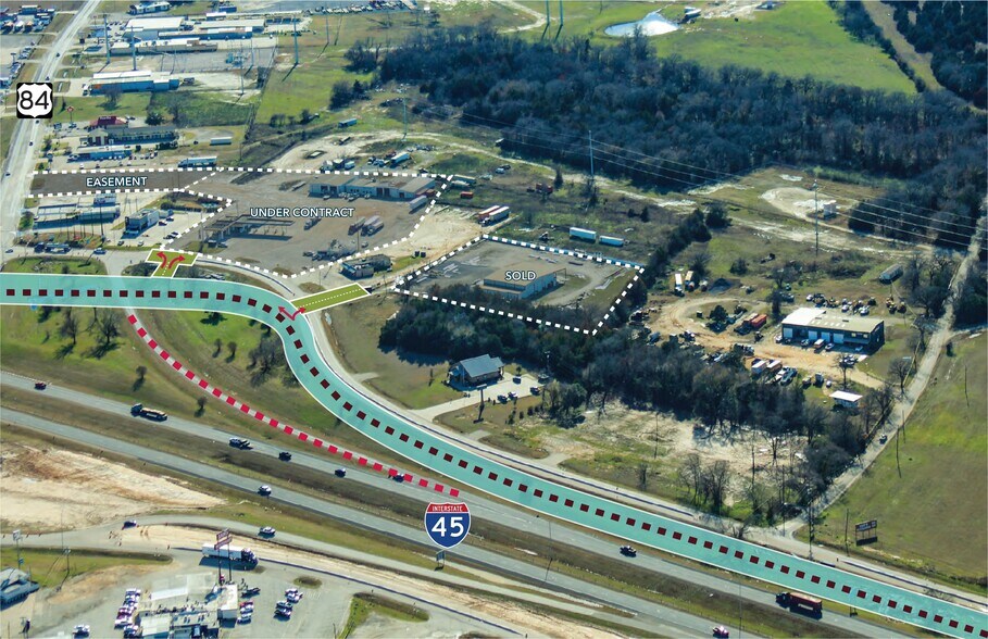 Interstate 45 & US Highway 84, Fairfield, TX à vendre - Aérien – Image 3 sur 5