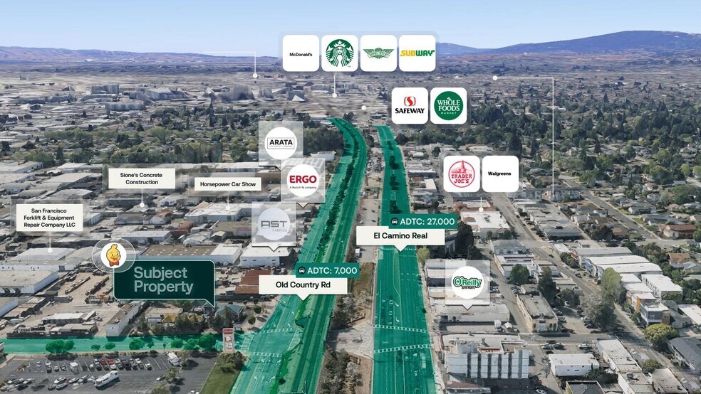 1301 Old County Rd, San Carlos, CA à vendre - Photo de l’immeuble – Image 3 sur 3