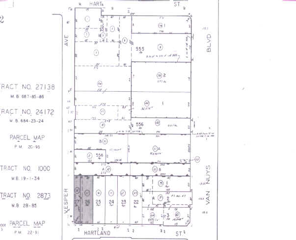 6840 Vesper Ave, Van Nuys, CA à vendre - Plan cadastral – Image 2 sur 5