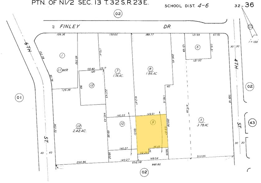 415-417 Finley Dr, Taft, CA à louer - Plan cadastral – Image 2 sur 8
