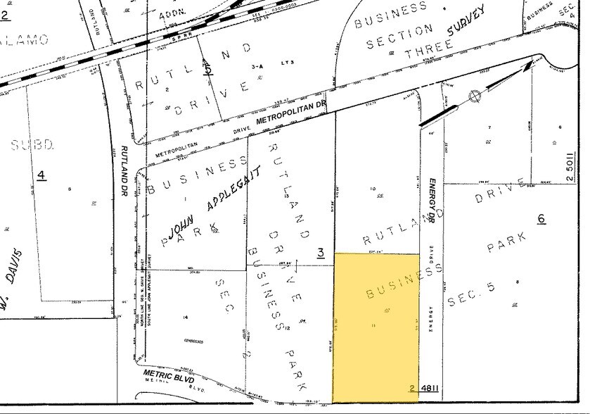 10300 Metric Blvd, Austin, TX à louer - Plan cadastral – Image 2 sur 4