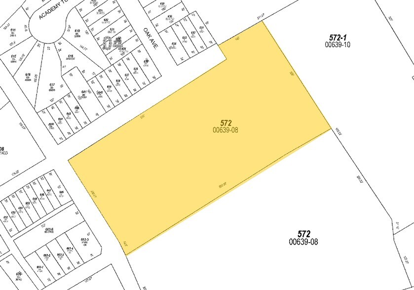 201-212 Elmwood Ave, Sharon Hill, PA à louer - Plan cadastral – Image 3 sur 6