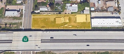 8703 Cottonwood Ave, Santee, CA - Vue aérienne vue de carte