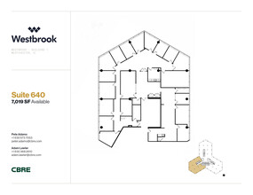 1 Westbrook Corporate Ctr, Westchester, IL à louer Plan d’étage– Image 1 sur 1