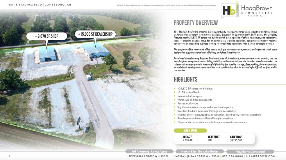 5511 Stadium Blvd, Jonesboro, AR à vendre - Photo de l’immeuble – Image 2 sur 10