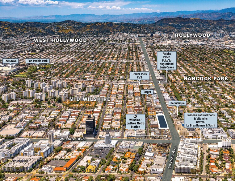 623-665 S La Brea, Los Angeles, CA à vendre - Aérien – Image 3 sur 10