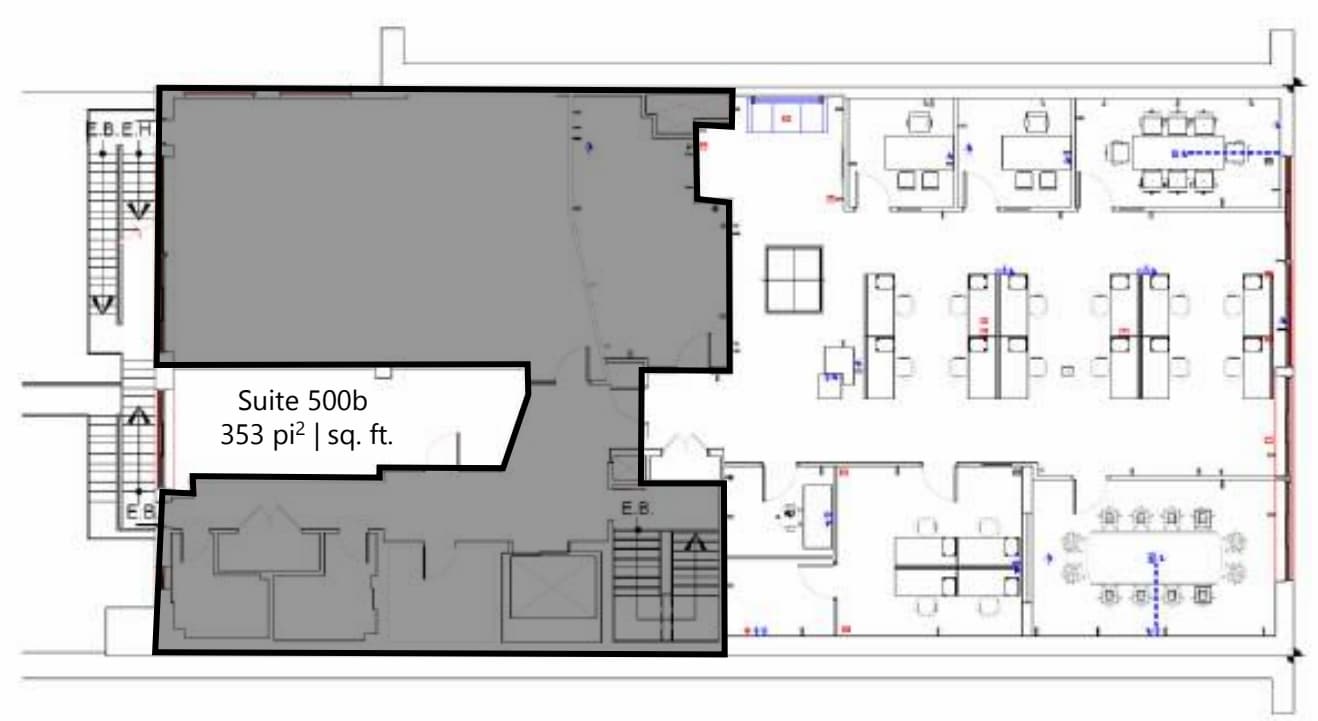 4428-4434 Boul Saint-Laurent, Montréal, QC à louer Plan d’étage– Image 1 sur 1