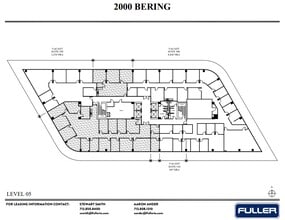 2000 Bering Dr, Houston, TX à louer Plan d’étage– Image 1 sur 1