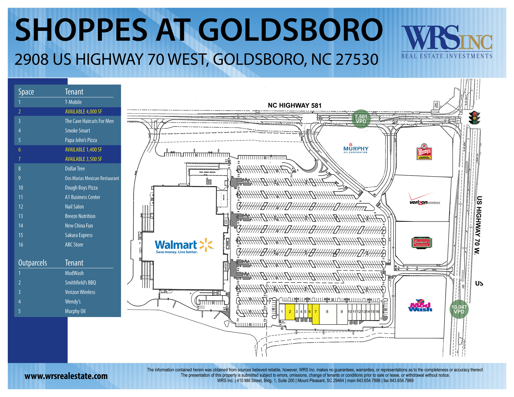 2910 W Us-70 Hwy, Goldsboro, NC à louer Photo de l’immeuble– Image 1 sur 7