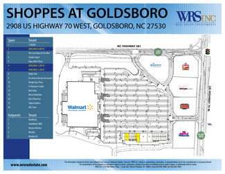 Plus de détails pour 2910 W Us-70 Hwy, Goldsboro, NC - Local commercial à louer