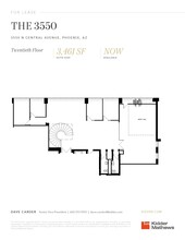 3550 N Central Ave, Phoenix, AZ à louer Plan d’étage– Image 1 sur 1