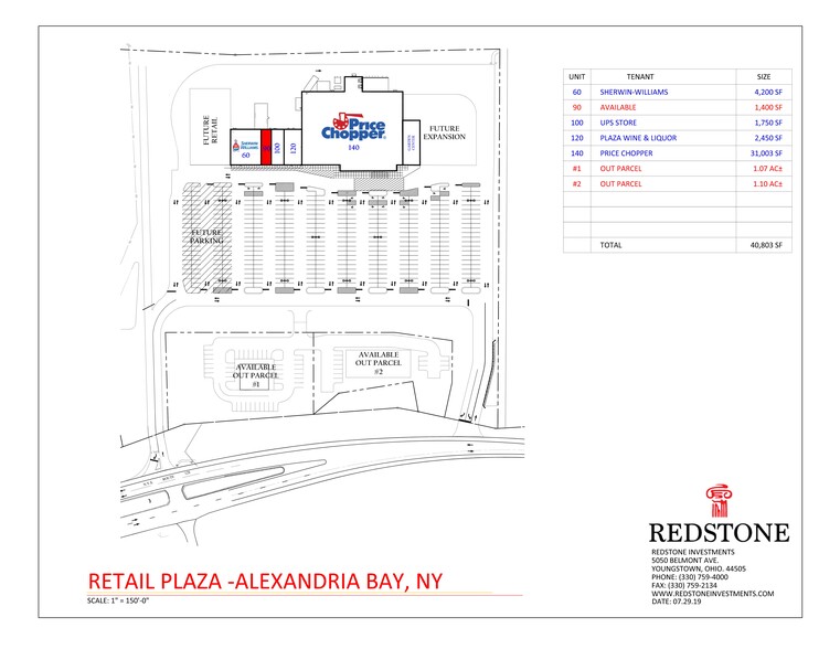 43449 State Rt 12, Alexandria Bay, NY à louer - Plan de site – Image 1 sur 1