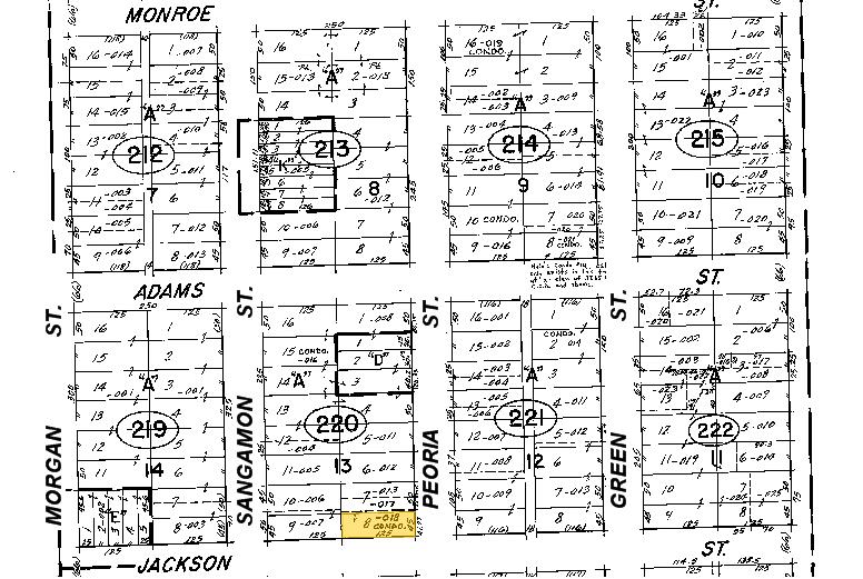 900-910 W Jackson Blvd, Chicago, IL à louer - Plan cadastral – Image 3 sur 11