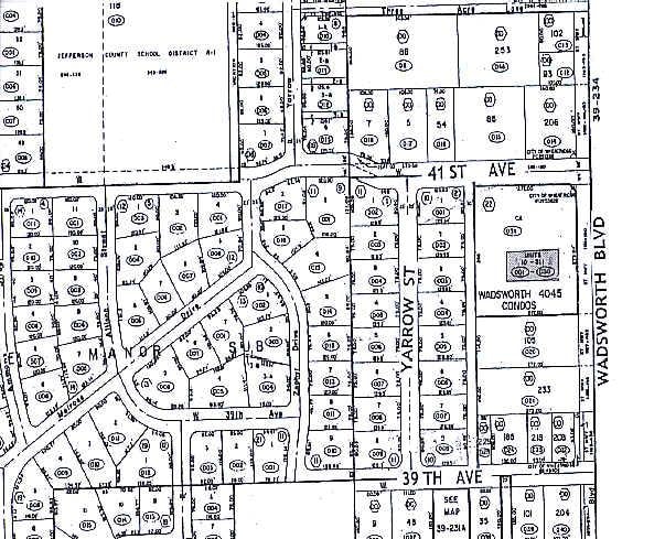 4045 N Wadsworth Blvd, Wheat Ridge, CO à vendre - Plan cadastral – Image 2 sur 5