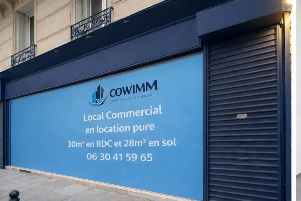 Local commercial dans Paris à louer Photo de l’immeuble– Image 1 sur 4