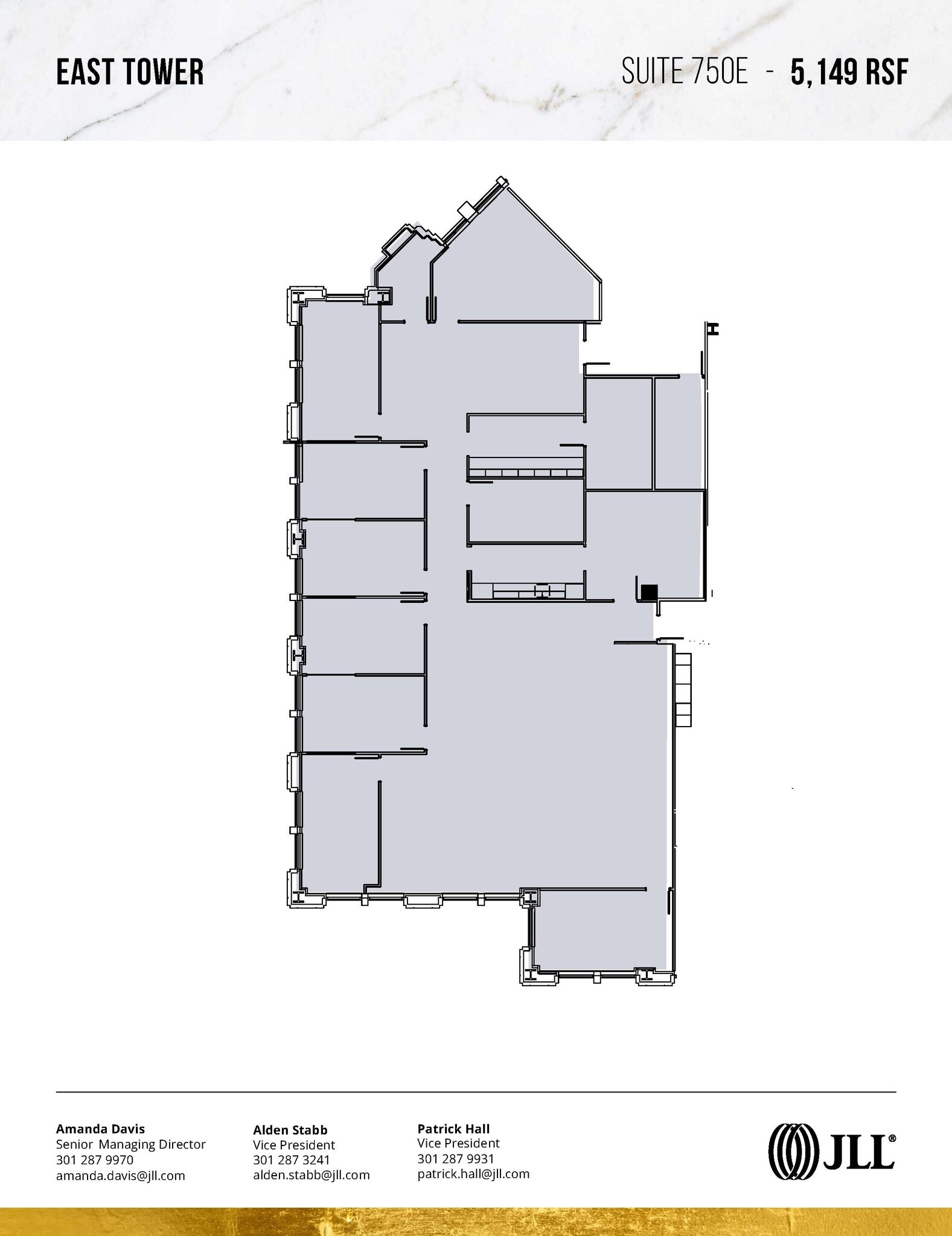 7501 Wisconsin Ave, Bethesda, MD à louer Plan d’étage– Image 1 sur 2