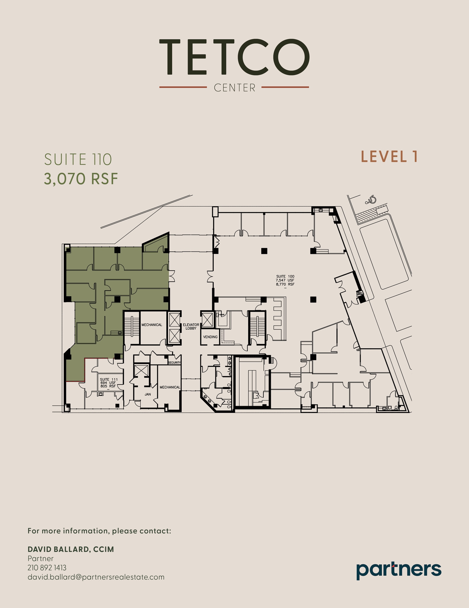 1100 NE Loop 410, San Antonio, TX à louer Plan d’étage– Image 1 sur 1