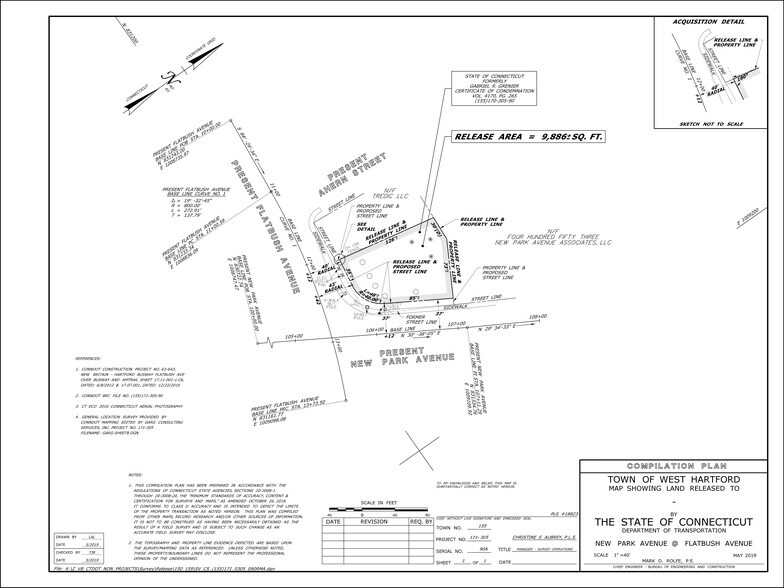 New Park Avenue Flatbush Ave, West Hartford, CT à vendre - Plan de site – Image 3 sur 3