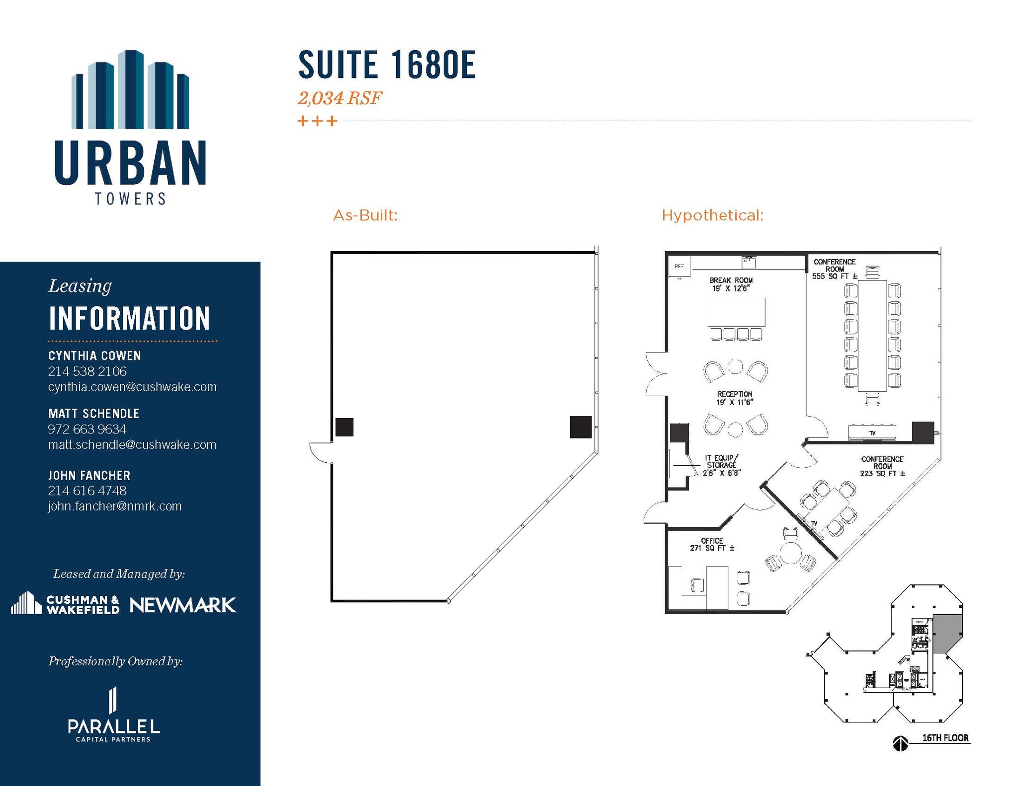 222 W Las Colinas Blvd, Irving, TX à louer Plan d’étage– Image 1 sur 1