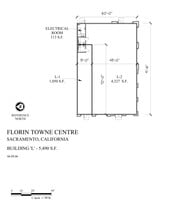 6071 Florin Rd, Sacramento, CA à louer Plan de site– Image 1 sur 3