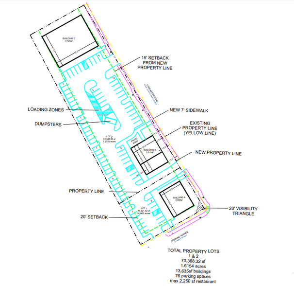 3015-3039 S Lancaster Rd, Dallas, TX à louer - Plan de site – Image 2 sur 2
