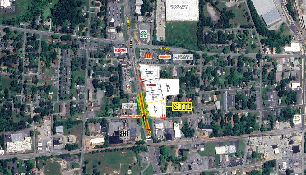 140 US-321, Hickory, NC à vendre - Aérien – Image 3 sur 4