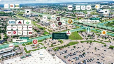 1130 Arkansas Ln, Grand Prairie, TX - VUE AÉRIENNE  vue de carte