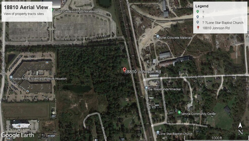 18810 Johnson Rd, Conroe, TX à vendre - Photo de l’immeuble – Image 2 sur 4