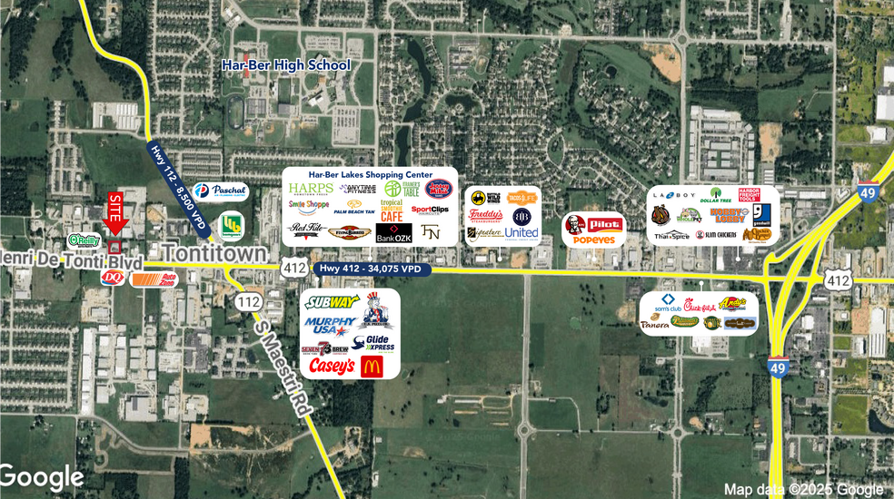 620 E Henri De Tonti Blvd, Springdale, AR à louer - Photo de l’immeuble – Image 3 sur 8