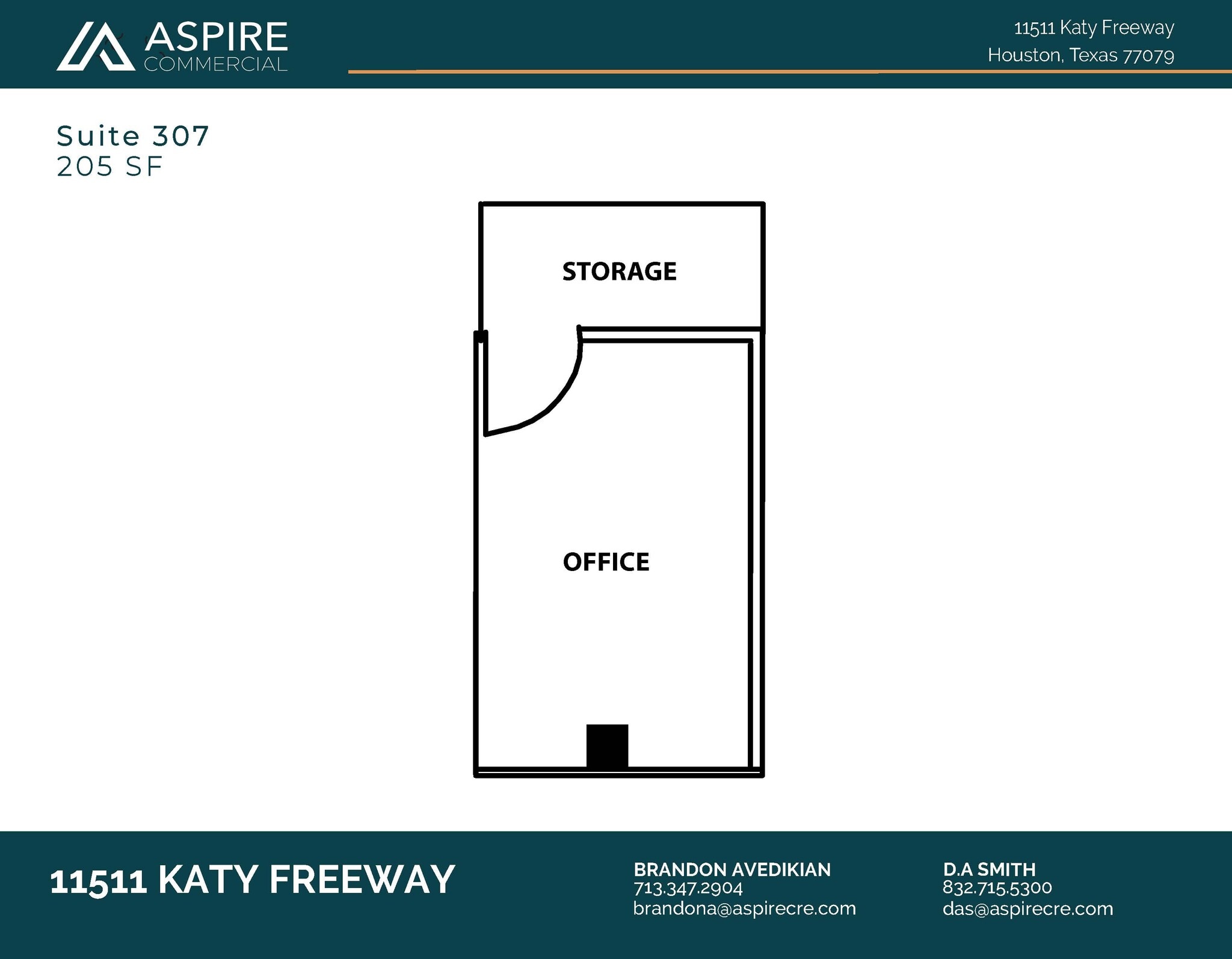 11511 Katy Fwy, Houston, TX à louer Plan d’étage– Image 1 sur 1