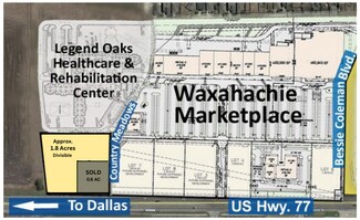 Plus de détails pour 1782 N Highway 77, Waxahachie, TX - Terrain à vendre