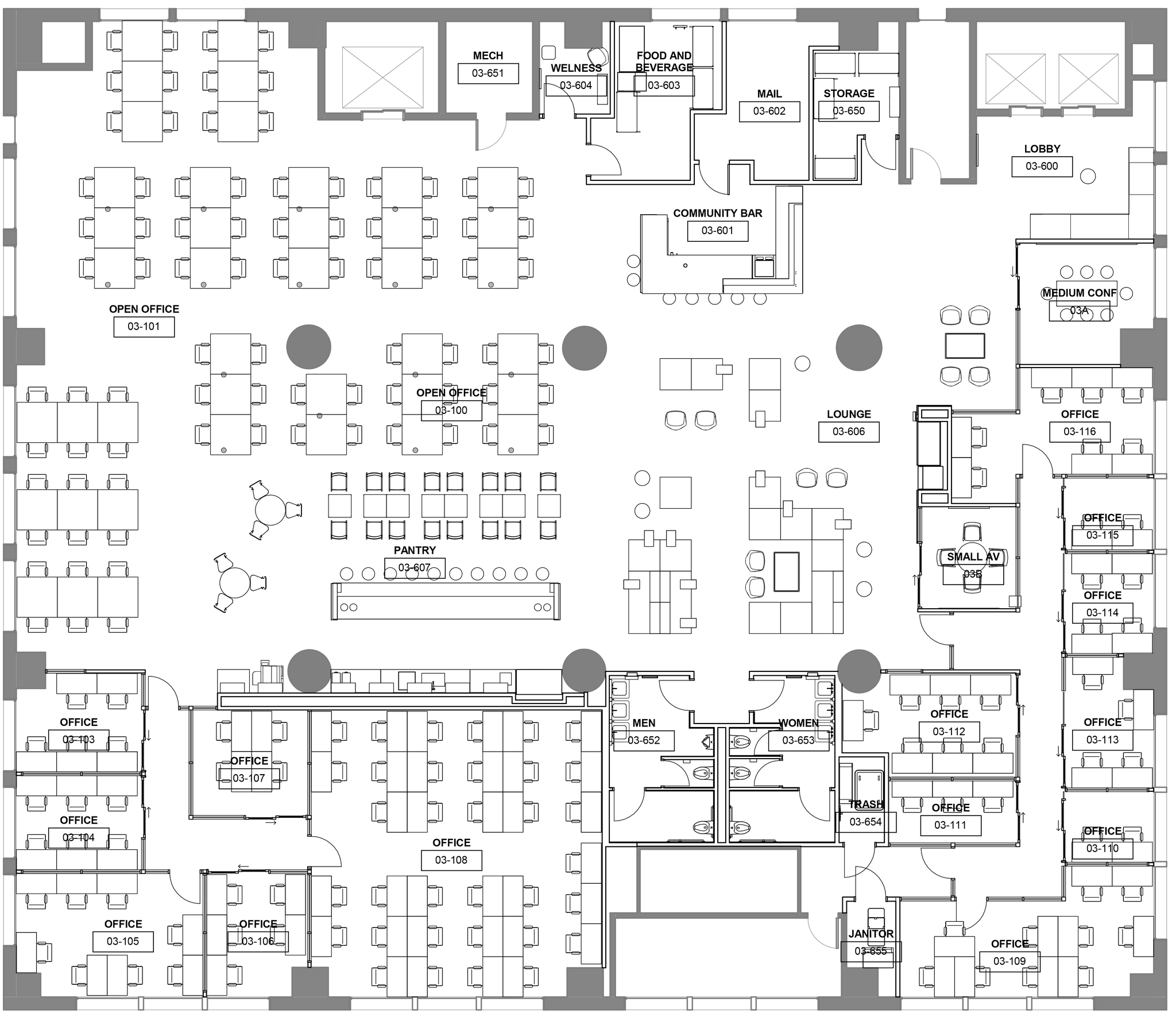 1828 Walnut St, Kansas City, MO à louer Plan d’étage– Image 1 sur 1