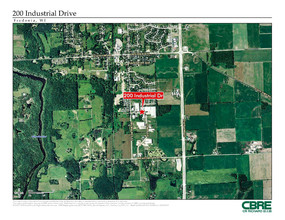 200 Industrial Dr, Fredonia, WI - VUE AÉRIENNE  vue de carte