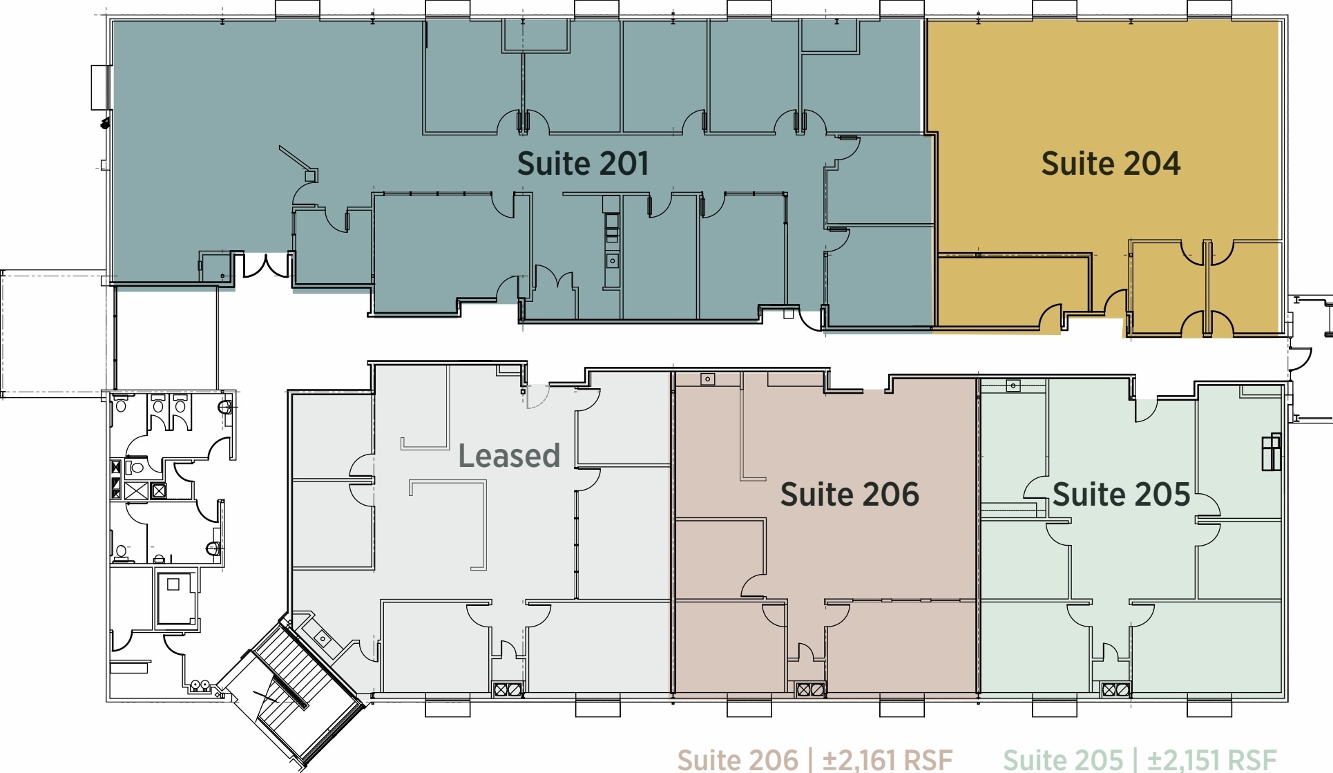 1850 Soscol Ave, Napa, CA à louer Plan d’étage– Image 1 sur 1