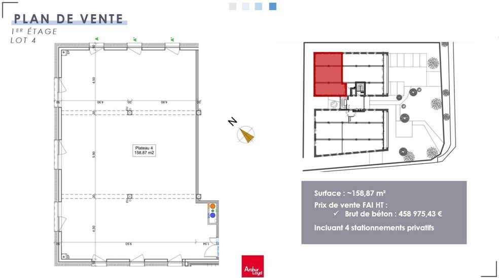 Bureau dans Saint-Contest à vendre - Plan d’étage – Image 3 sur 4