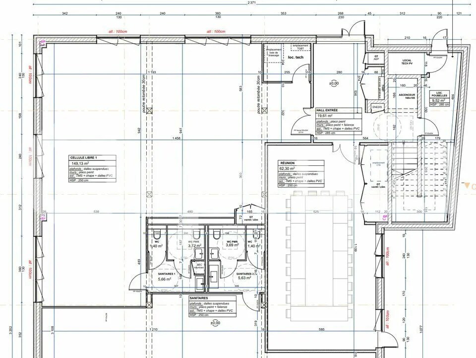 Bureau dans Puilboreau à louer Plan d’étage– Image 1 sur 2