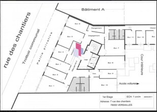 Bureau dans Versailles à louer Plan d’étage type– Image 1 sur 1