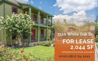 Plus de détails pour 3110-3112 White Oak Dr, Houston, TX - Local commercial à louer