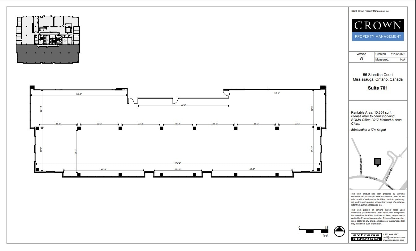 55 Standish Ct, Mississauga, ON à louer Plan d’étage– Image 1 sur 1